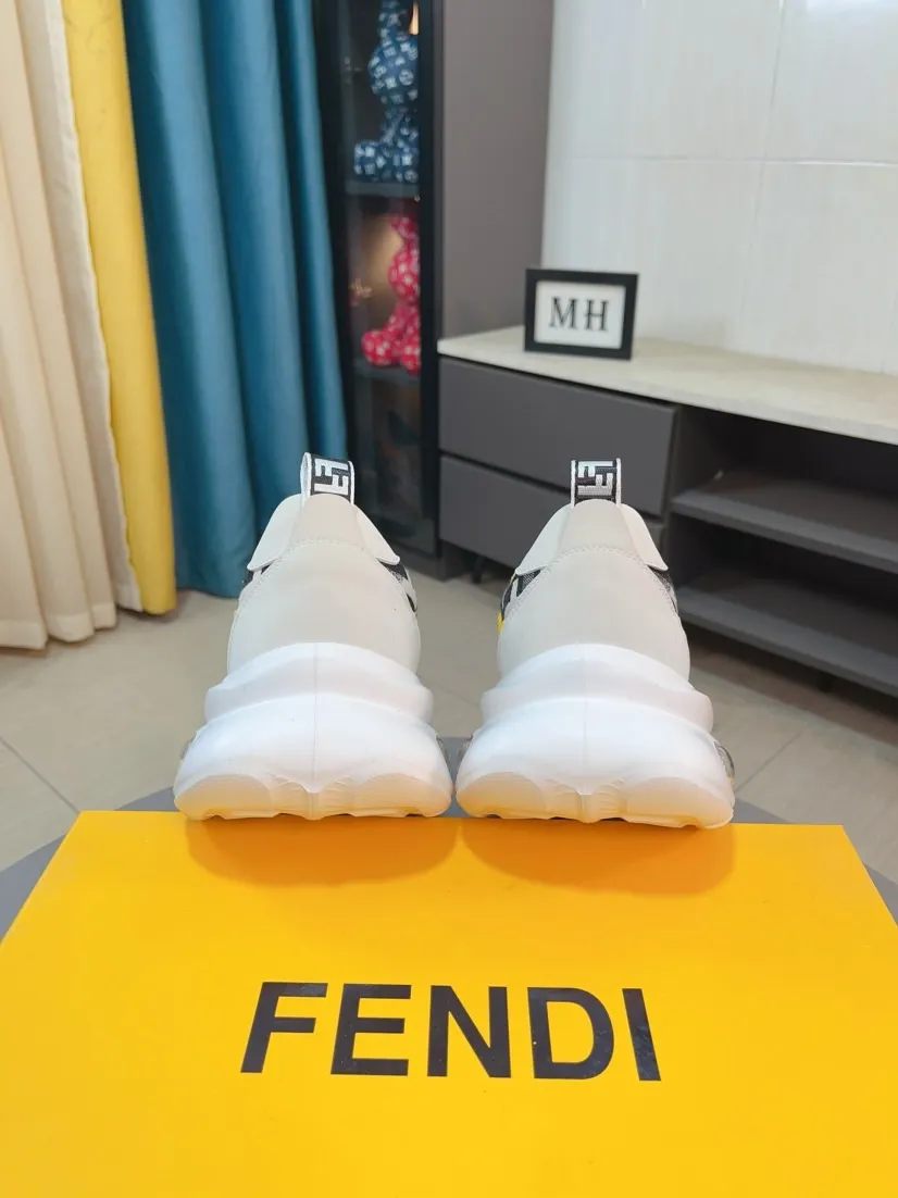 Men's shoes 💰438🌹🌹【fendi Fendi】: 🔝High-end brand of men's shoes: high-top series: official website 1:1 latest masterpiece: the upper is made of brand fabric with imported cowhide technology, ➕🐑made in sheepskin👍, making walking more convenient and comfortable, a stunning work, compared with the official quality, the beautiful 1:1 replica [color]! Create a fashionable personality to set off your uniqueness! A must-have for trendy men! 🔥Size: 38-44.